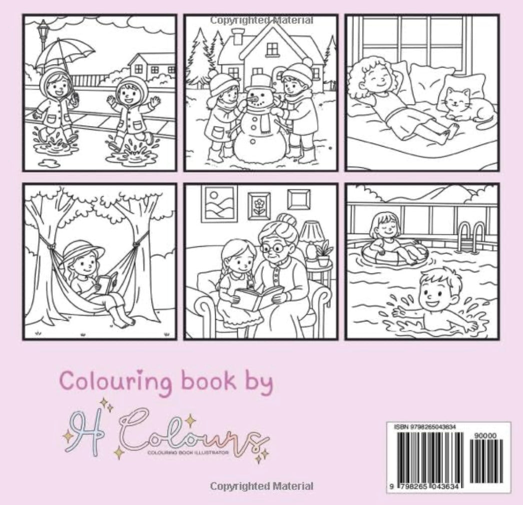 Childhood Moments: Volume 2 Colouring Book