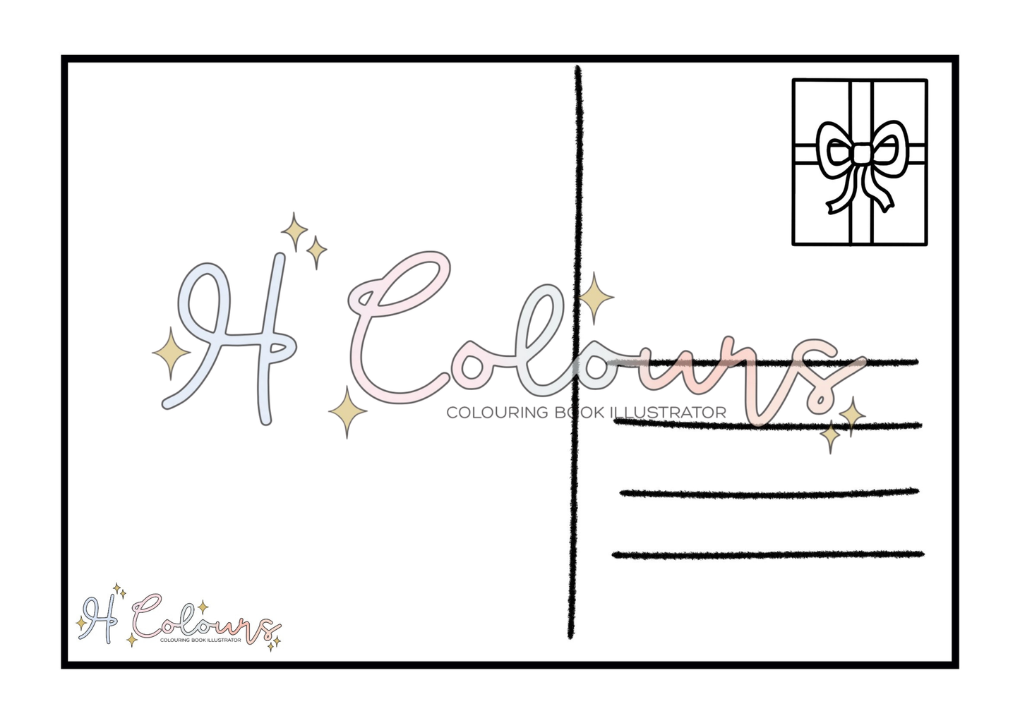 Digital Christmas Postcards