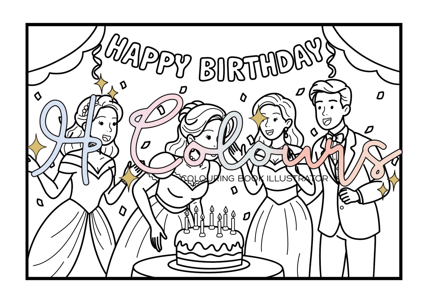 Royal Birthday Postcard