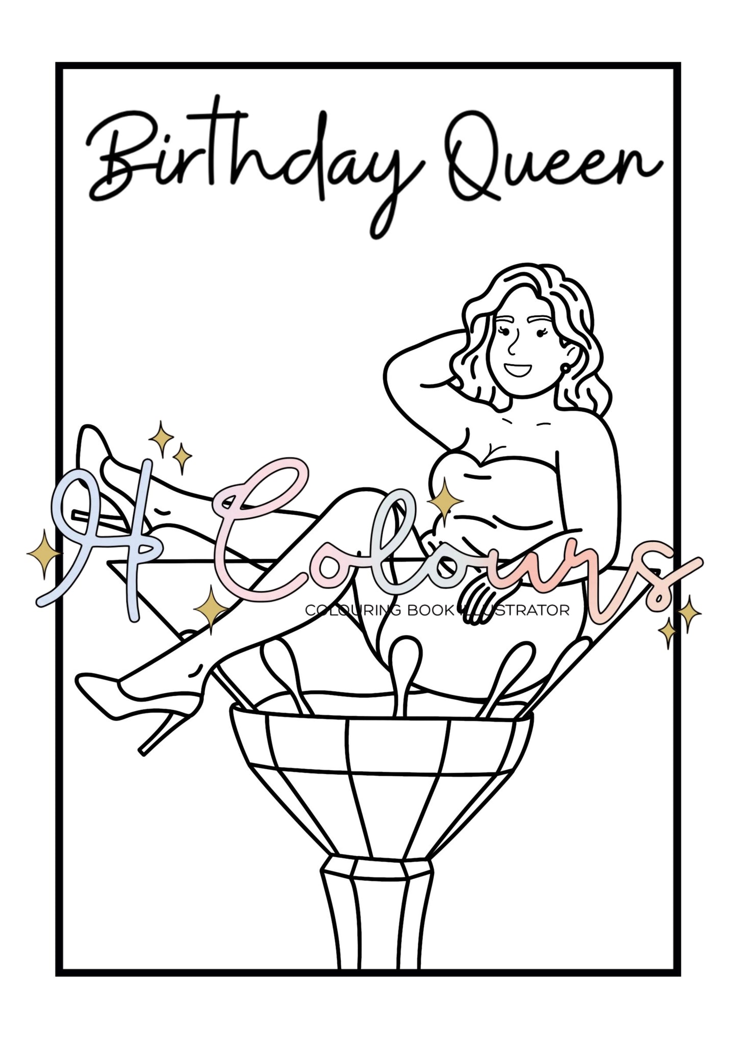 *PRE ORDER* Birthday Queen Postcard Series