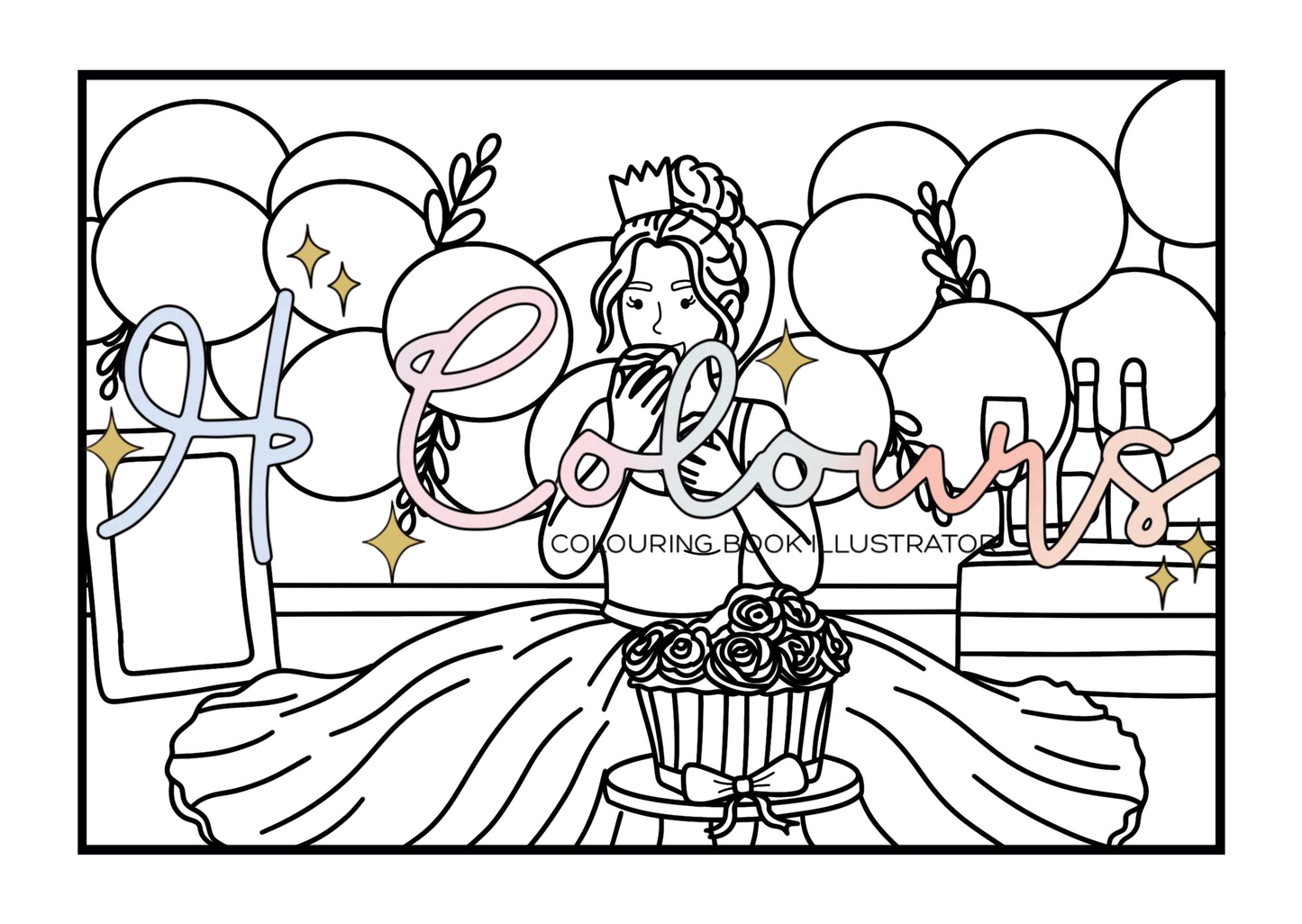*PRE ORDER* Birthday Queen Postcard Series
