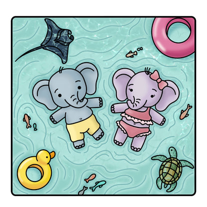Nellie’s Adventures Cardstock Colouring Book