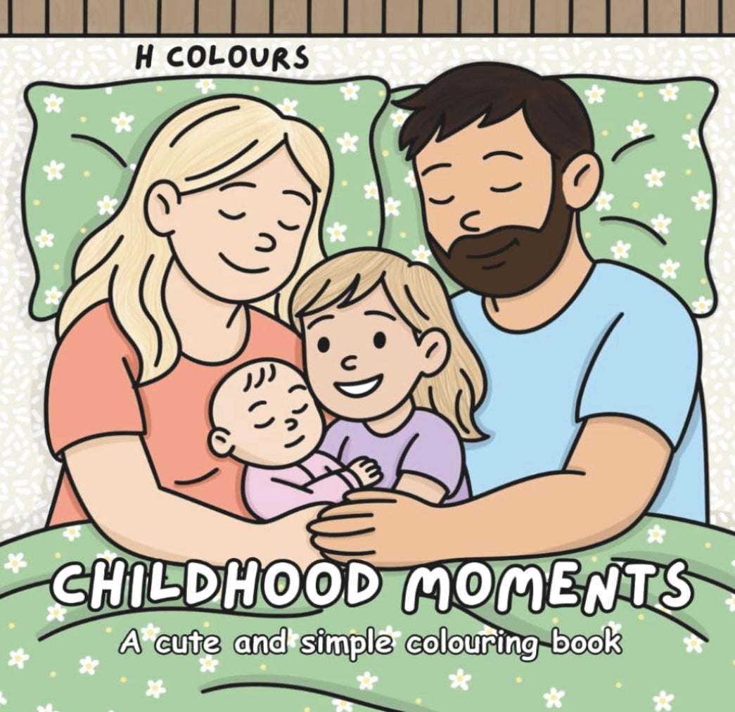 Childhood Moments Colouring Book