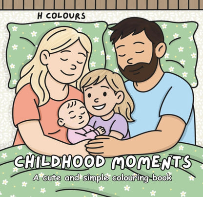 Childhood Moments Colouring Book