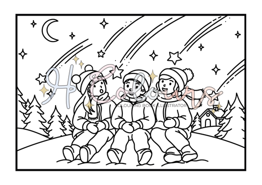 Digital Christmas Postcards