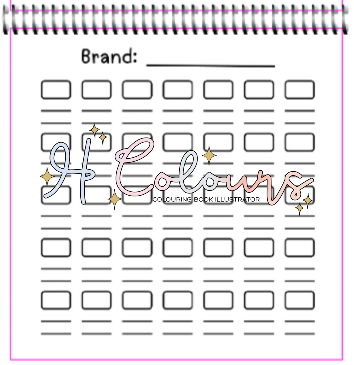 Colour Swatch Book & More