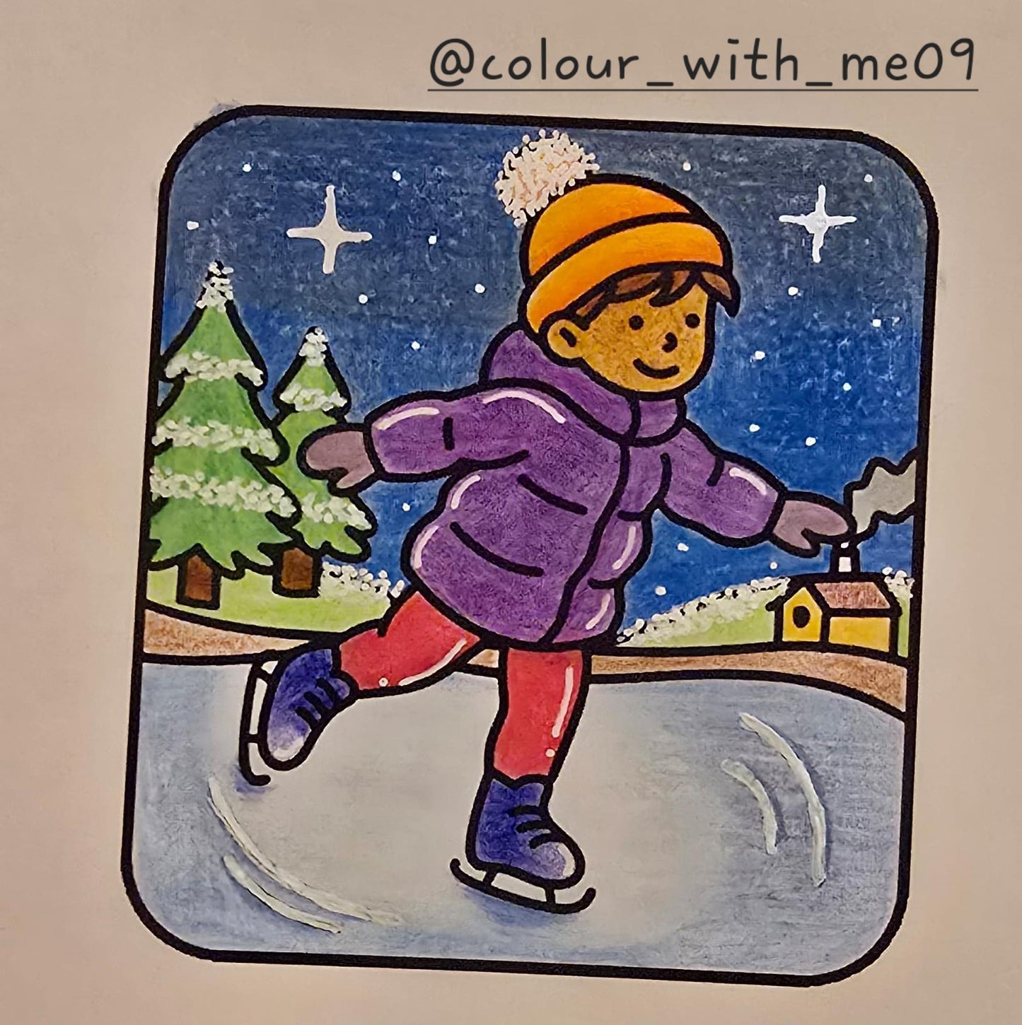 Christmas Advent Mini Colouring Pages