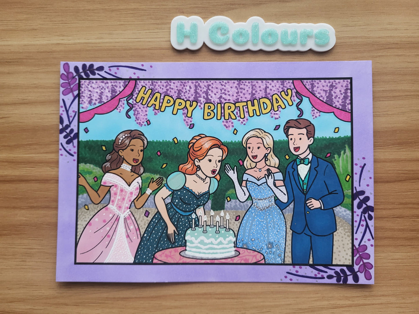 Birthday Colouring Postcards